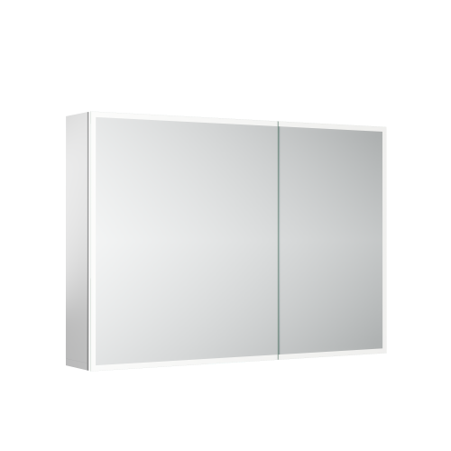 Зеркало-шкаф Sancos Evoke SC80100 100х14х70 настенный цвет серый